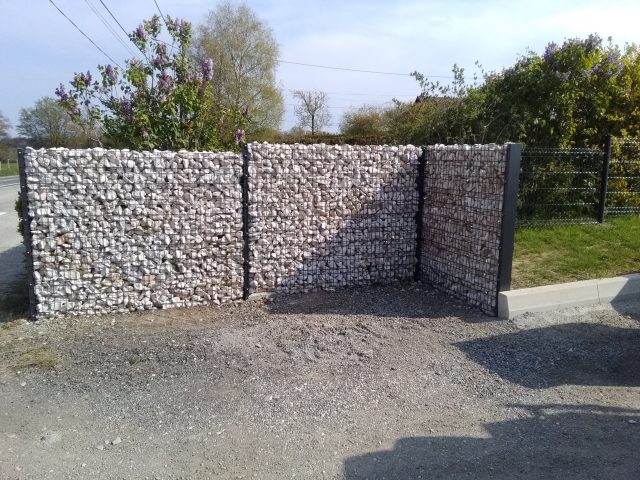 Clôture gabion