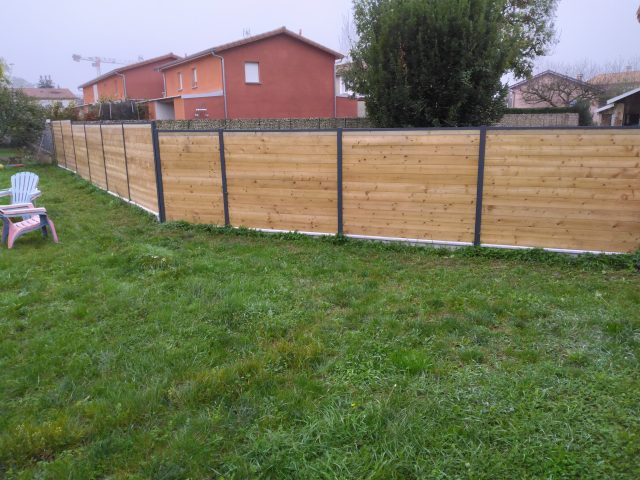 Clôture bois